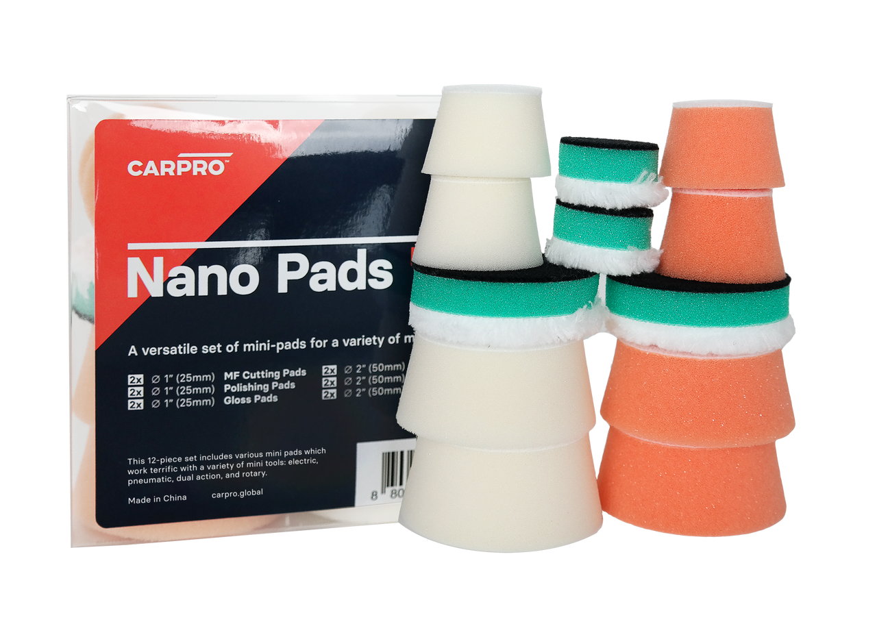 ערכת פדים מיני בקוטר 1"/2" 12יח' CARPRO Nano Pads Kit